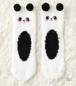 Chaussettes chaudes en polaire, style Pilou Pilou pour femmes
