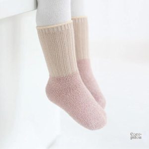 Chaussette bébé en polaire, idéale pour l'hiver