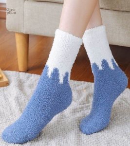 Chaussettes Pilou Pilou pour femme en tissu polaire