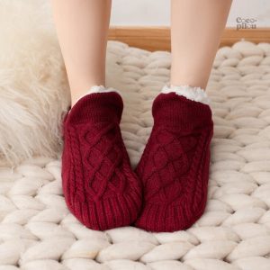 Chaussettes chaudes antidérapantes pour homme