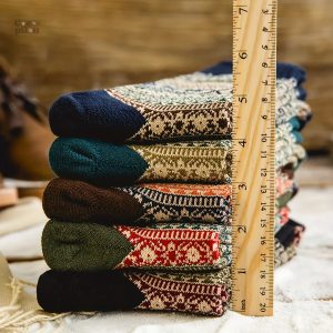 Chaussettes en laine confortables pour l'hiver