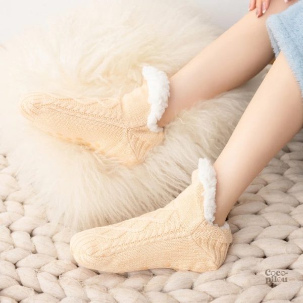 Chaussettes chaudes homme en pilou pilou douillet