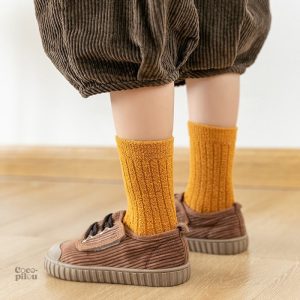 Chaussettes hautes enfants colorées