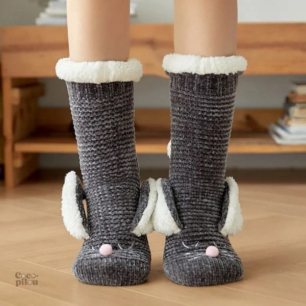 Chaussettes Pilou Pilou avec motif lapin