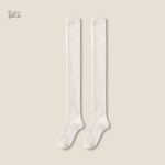 Chaussettes hautes en tissu pilou pilou pour un style décontracté