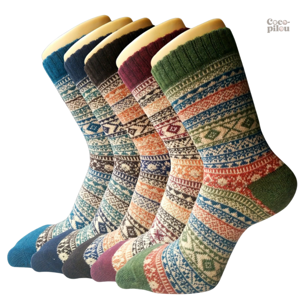 Chaussettes moelleuses en laine pour un confort optimal