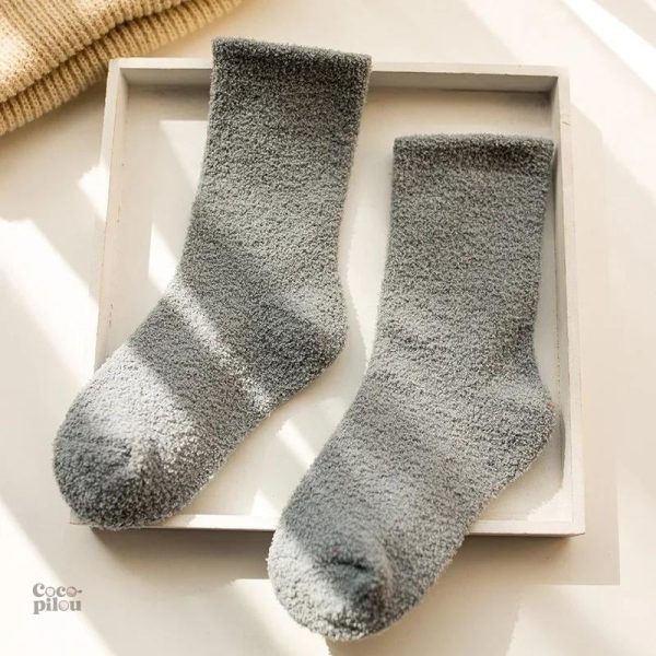Chaussettes Pilou Pilou grises pour enfant