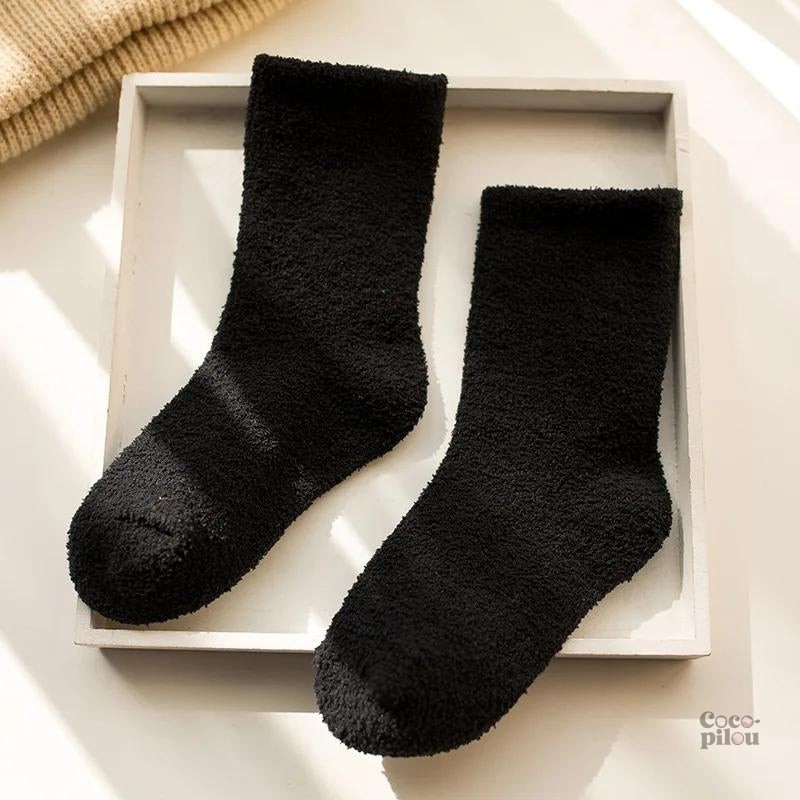 Chaussettes Pilou Pilou noires pour enfant