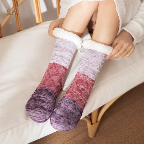 Chaussettes tricolores Pilou Pilou pour femme