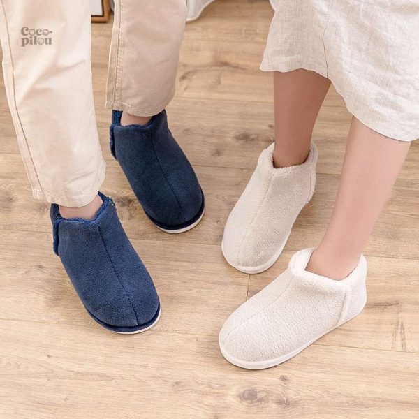 Chausson doux en mouton, parfait pour l'hiver
