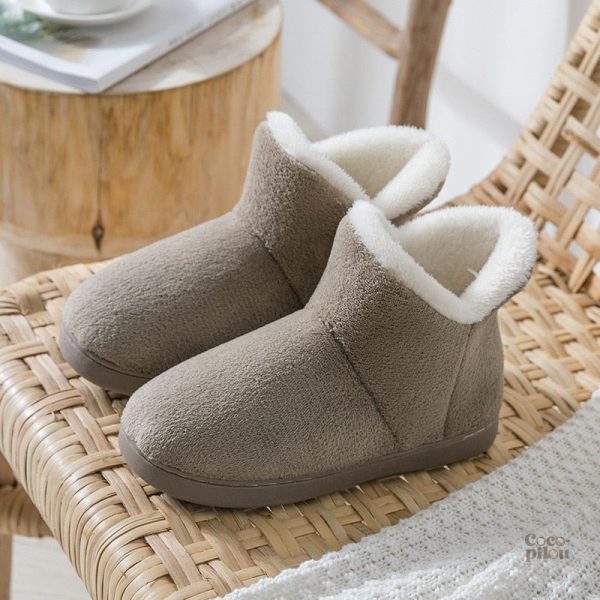 Chausson moumoute Pilou Pilou pour femme, confort ultime