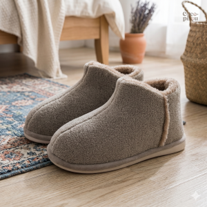 Chausson moumoute femme confortable et doux