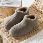 Chausson doux pour femme, idéal pour l'hiver