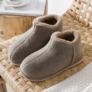 Chausson doux pour femme, idéal pour l'hiver