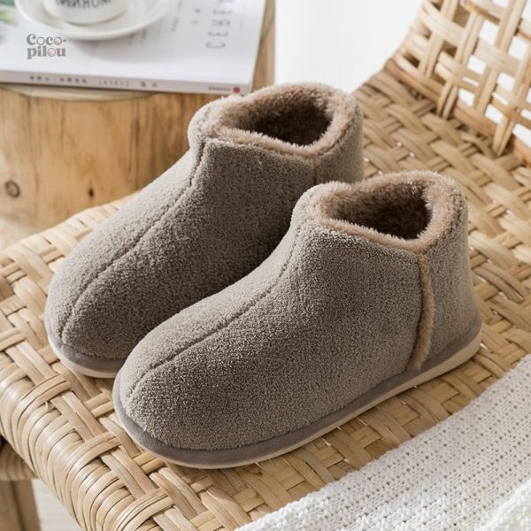 Chausson doux pour femme, idéal pour l'hiver