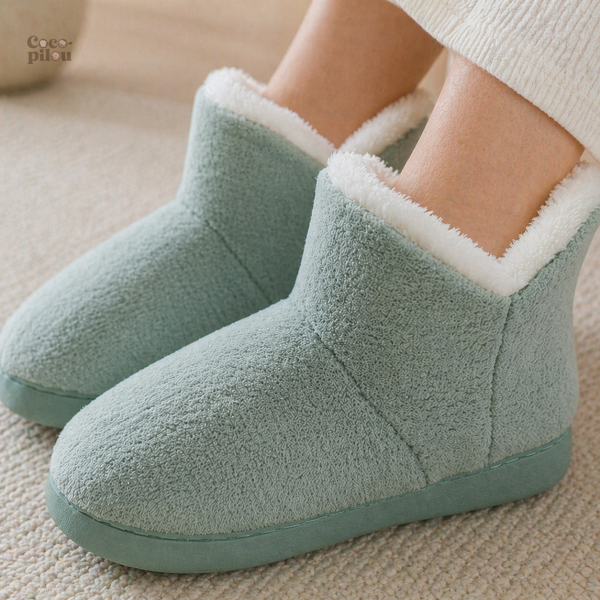 Modèle Pilou Pilou, chaussons féminins au toucher moelleux