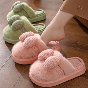 Chausson rigolo pour femme, style Pilou Pilou