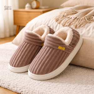 Chaussons chauds femme Pilou Pilou confortables et douillets
