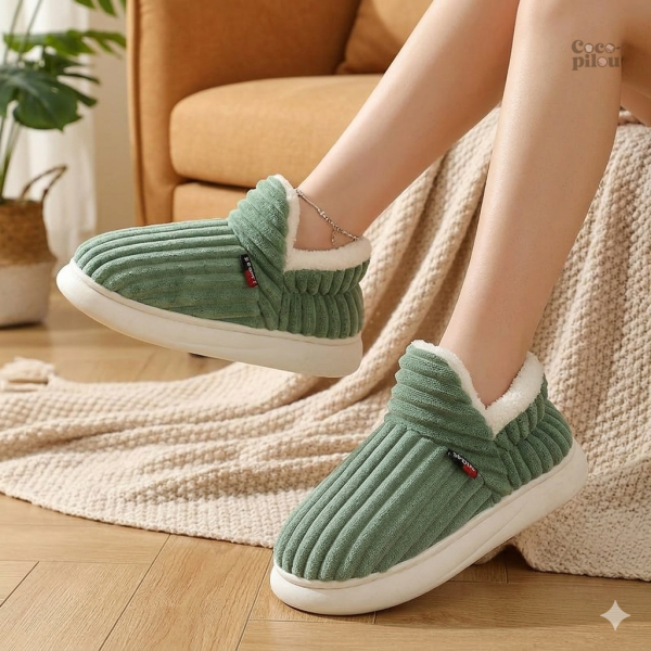 Chaussons confortables Pilou Pilou en matière douce