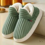 Chaussons fourrés pour femme, style Pilou Pilou