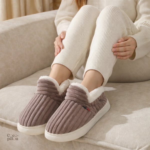 Chaussons montants pour femme, parfaits pour l'hiver
