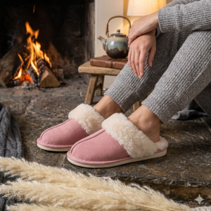 Mules Pilou Pilou femme, chauds et confortables pour l'intérieur
