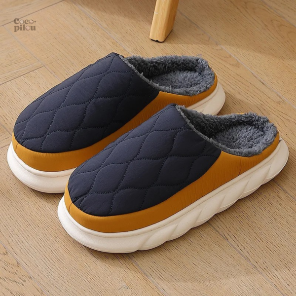 Chaussons confort femme, parfaits pour l'hiver et le repos