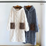 Chemise de nuit chaude pilou pilou pour femmes