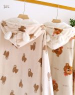 Vêtement de nuit doux en polaire pour femmes