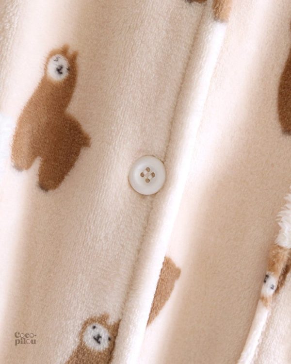 Chemise de nuit douce et chaleureuse pour femme
