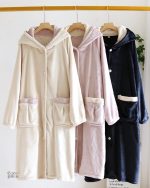Flanelle chaude, chemise de nuit idéale pour l'hiver féminin