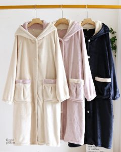 Flanelle chaude, chemise de nuit idéale pour l'hiver féminin
