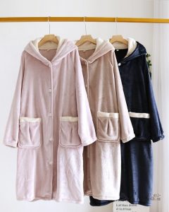 Vêtement de nuit doux et confortable, idéal pour l'hiver