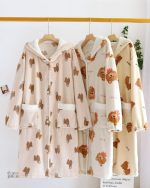 Nuit cocooning avec cette chemise de nuit Pilou Pilou pour femme