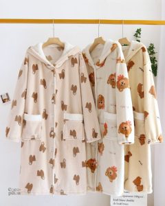 Nuit cocooning avec cette chemise de nuit Pilou Pilou pour femme