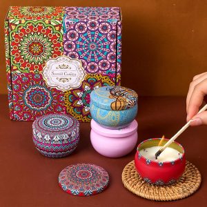 Coffret de bougies pour créer une ambiance zen à la maison