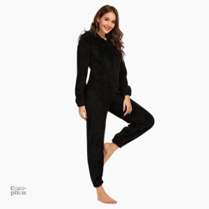 Combi en pilou doux, idéal pour la détente et le cocooning