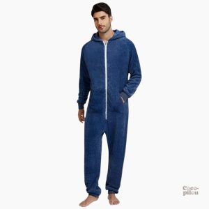 Combi plaid homme confortable et chaud pour les soirées cocooning