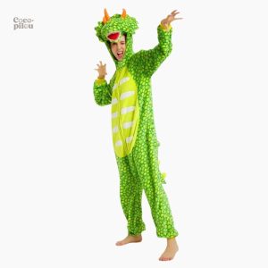 Pyjama dino Pilou Pilou pour adultes, design amusant et cosy