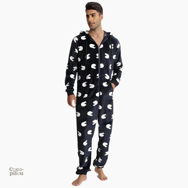 Combinaison de nuit homme Pilou Pilou confortable et douillette