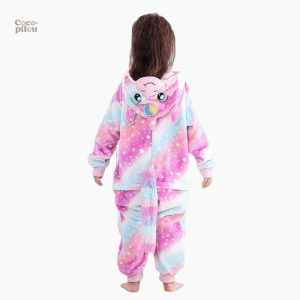 Vêtement pilou pilou licorne pour enfants, confort et fun
