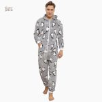 Combinaison polaire homme confort doux et chaud