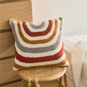 Coussin molletonné pour un coin cocooning confortable