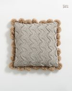 Coussin cocooning en peluche, style mouton accueillant