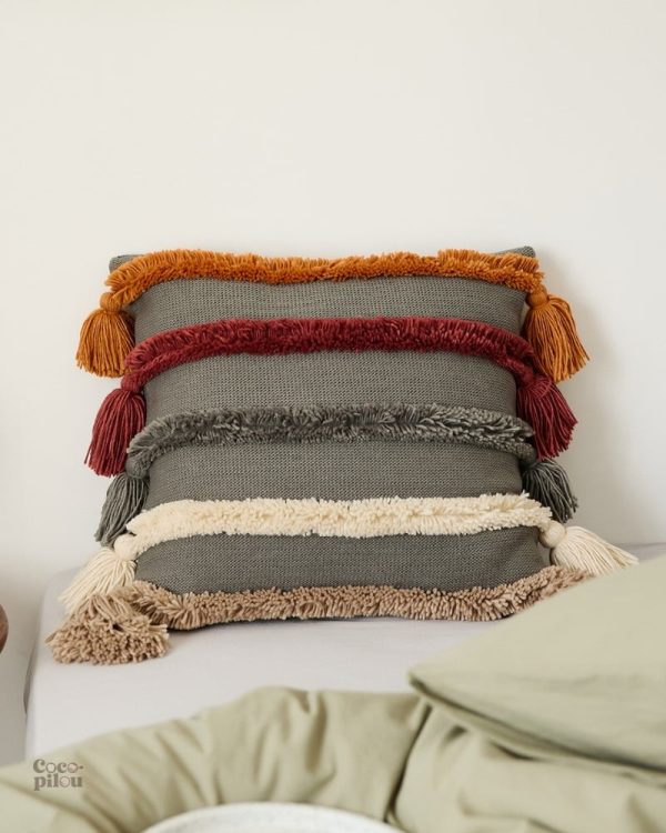Coussin peluche doux pour un coin cocooning confortable