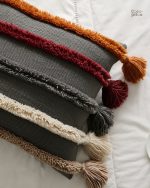 Coussin en peluche moelleux pour moments de détente
