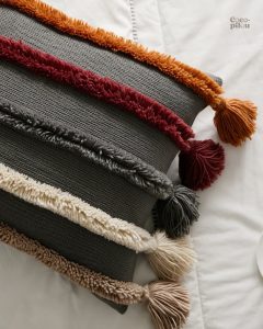 Coussin en peluche moelleux pour moments de détente
