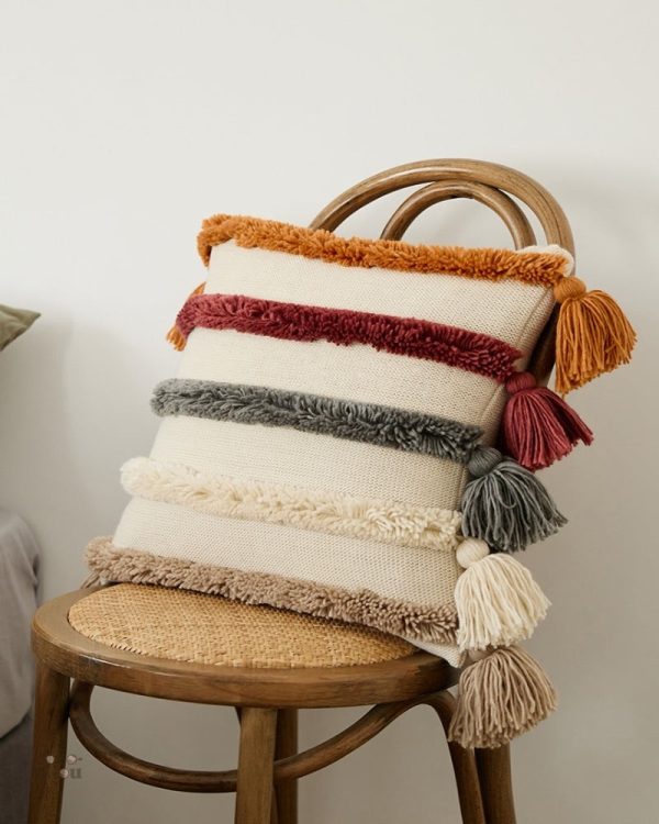 Coussin cocooning en peluche pour se blottir