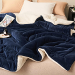 Couverture chaude en laine douce et confortable