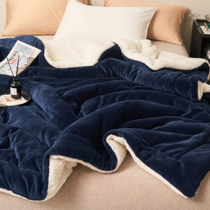Couverture chaude en laine douce et confortable